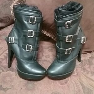 Black boots never worn just sitting in my closet